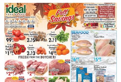 Ideal Food Basket (Deerfield Beach, FL) Weekly Ad September 23 - 29, 2026