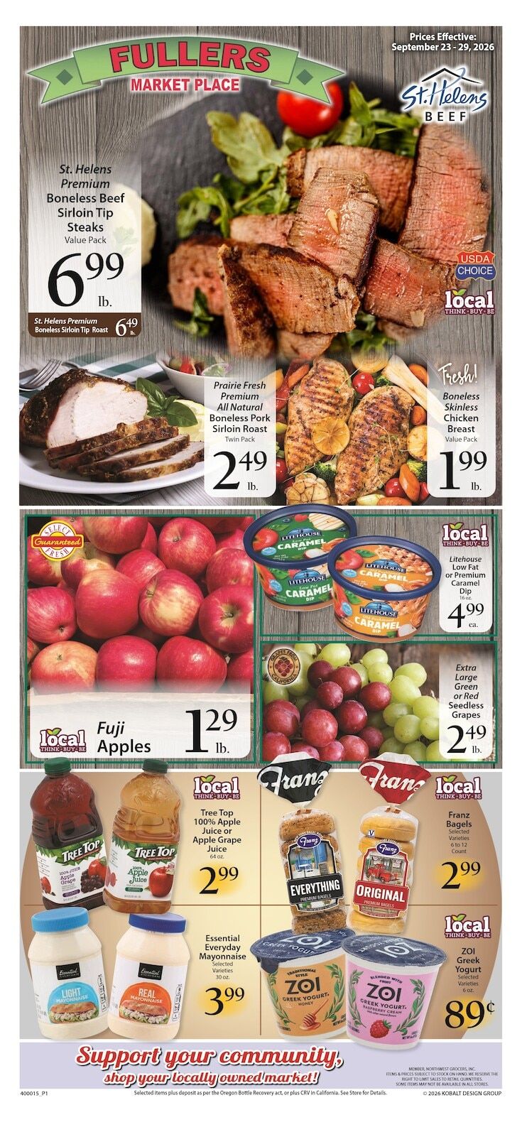 Fuller's Market Weekly Ad September 23 - 29, 2026