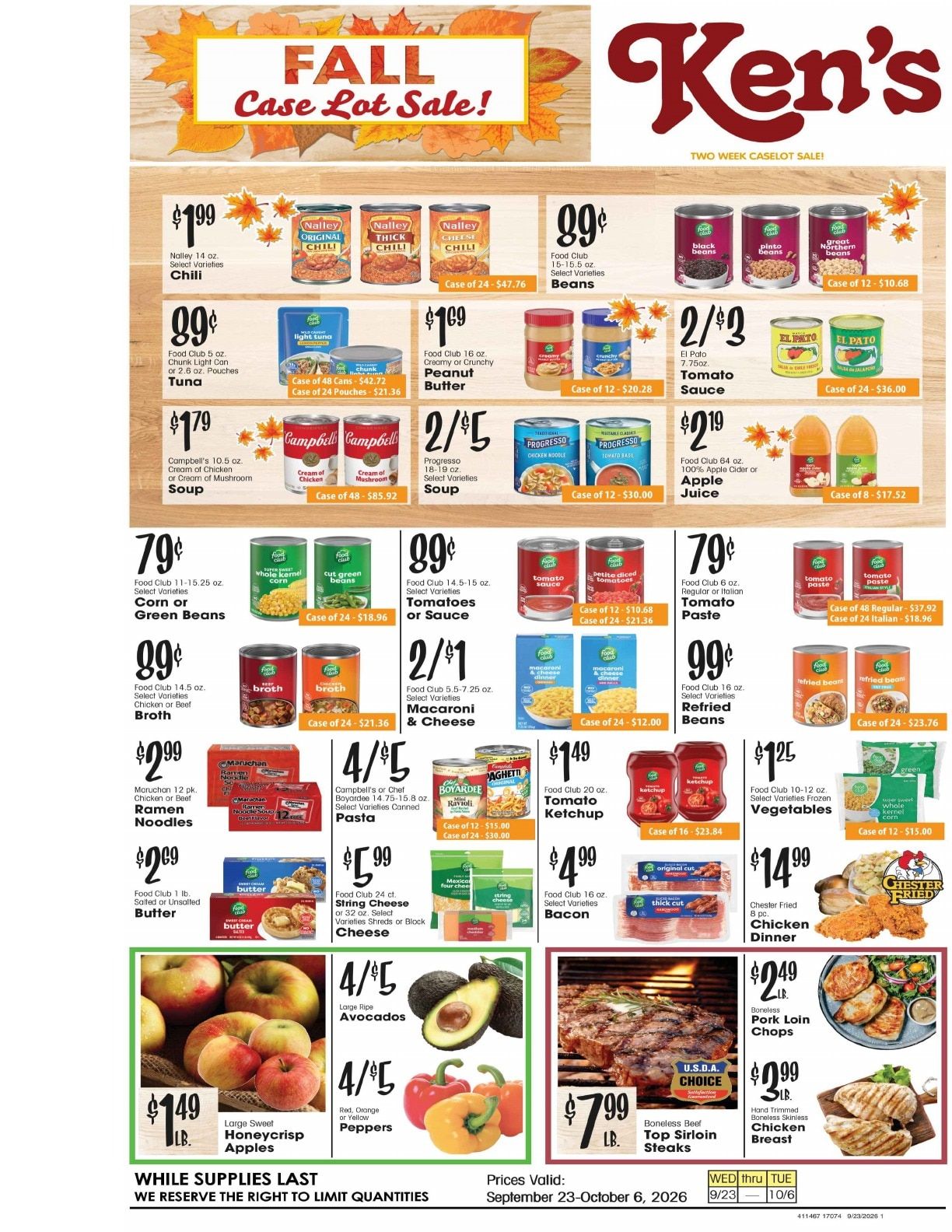 Ken's Food Market Weekly Ad September 23 - October 6, 2026