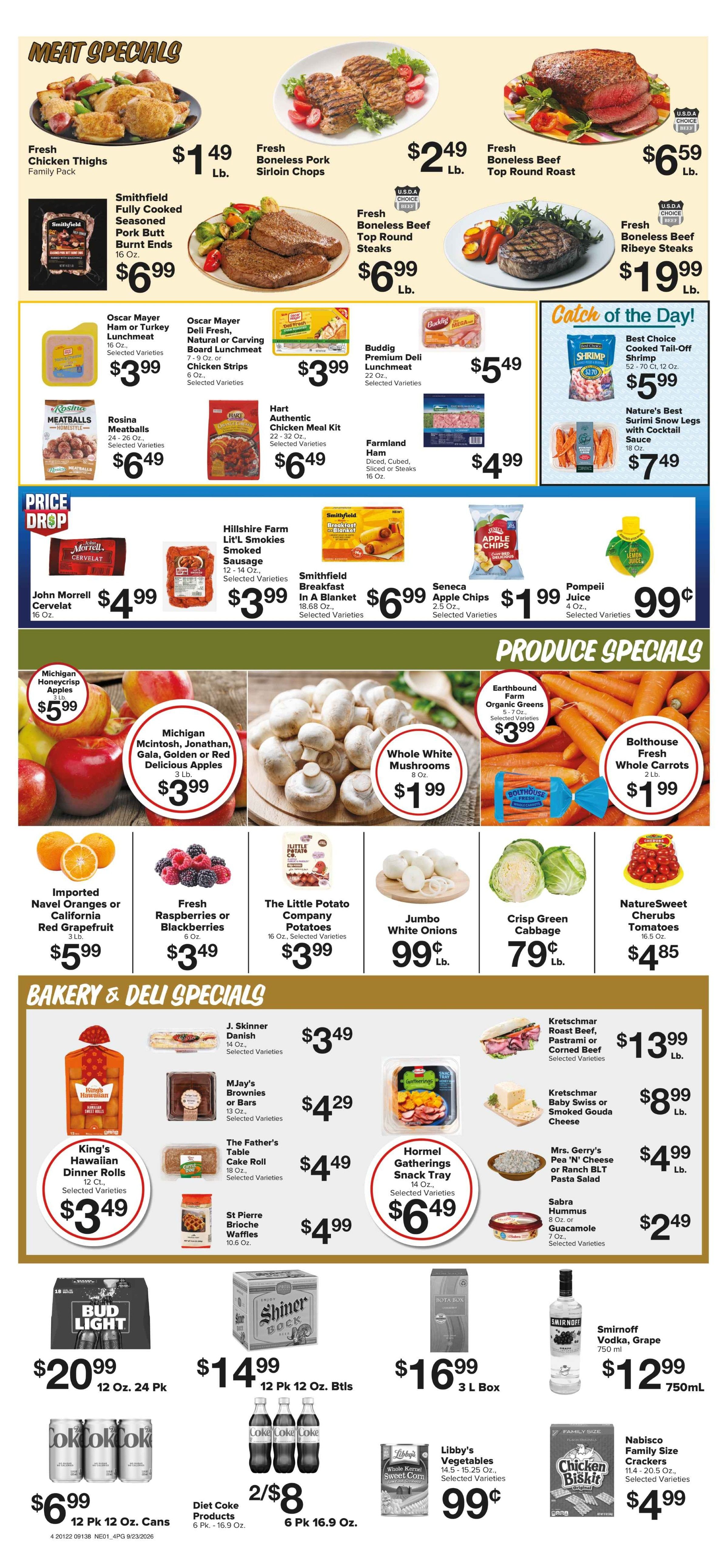Pac N Save Weekly Ad September 23 - 29, 2026