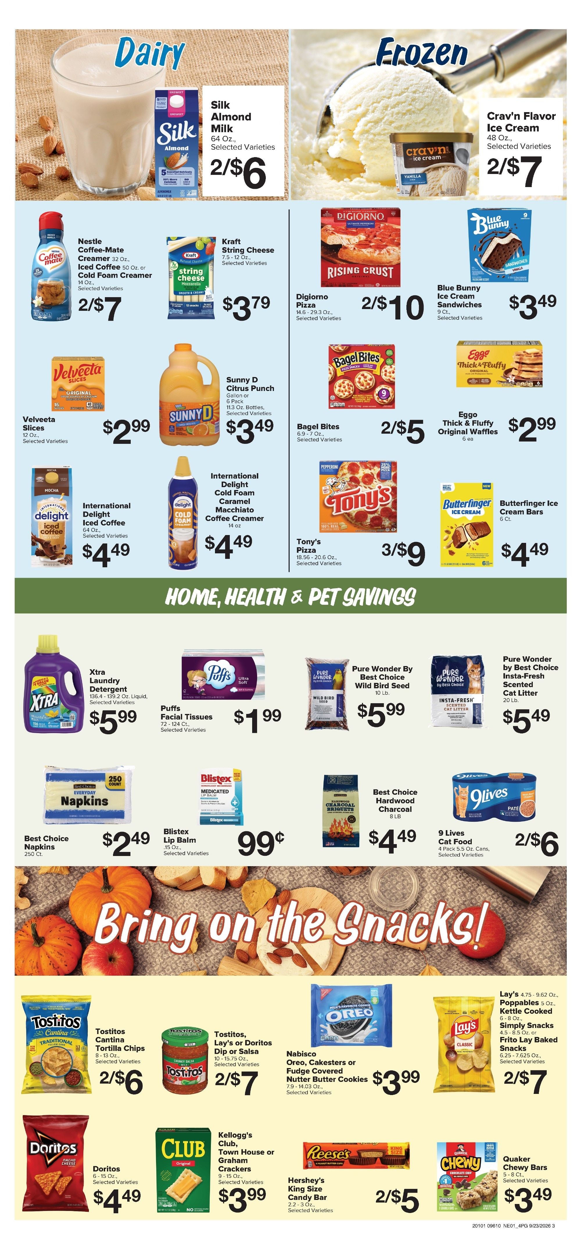 Brown's Grocery Store Weekly Ad September 23 - 29, 2026
