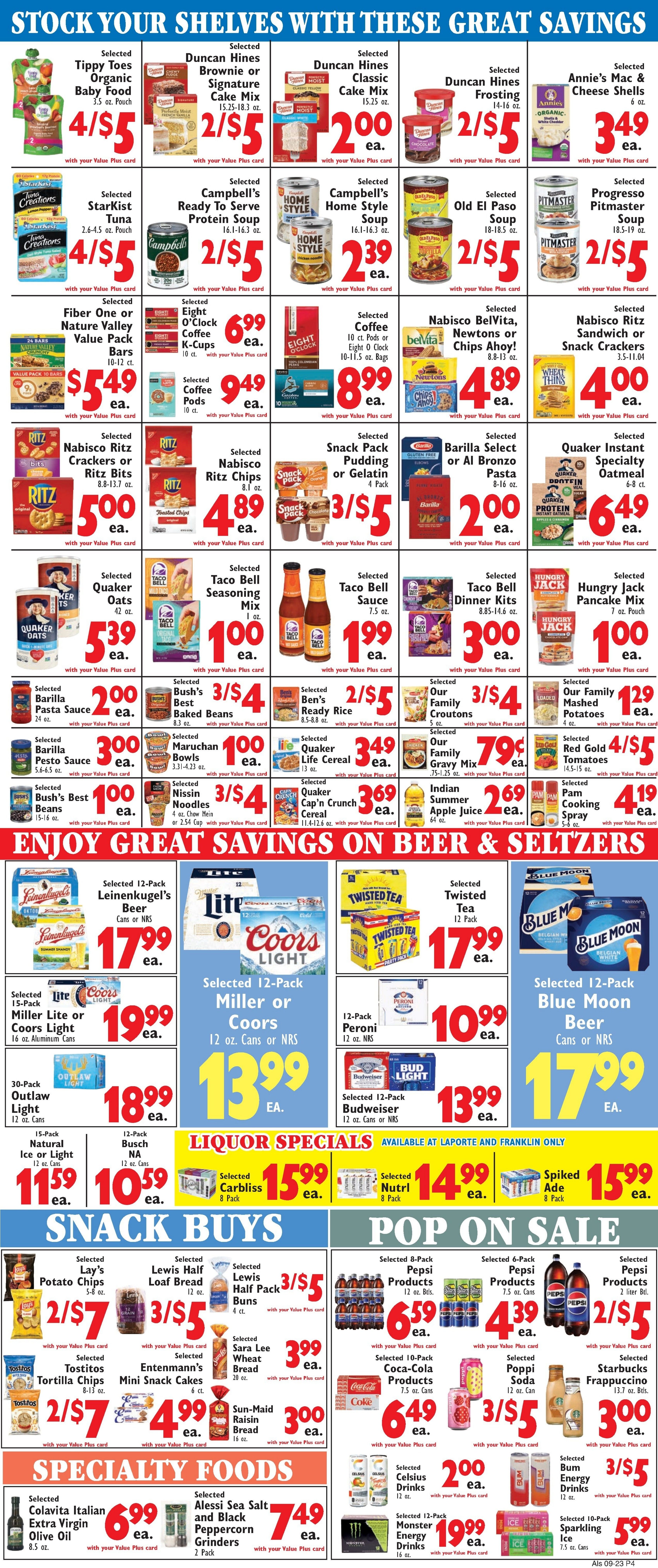 Al's Supermarket Weekly Ad September 23 - 29, 2026