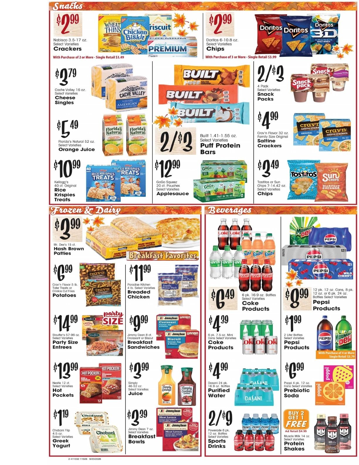 Burney's Weekly Ad September 23 - 29, 2026