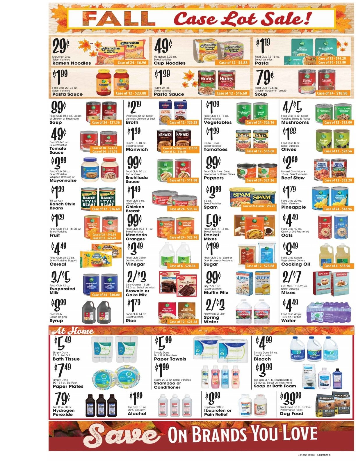 Burney's Weekly Ad September 23 - 29, 2026