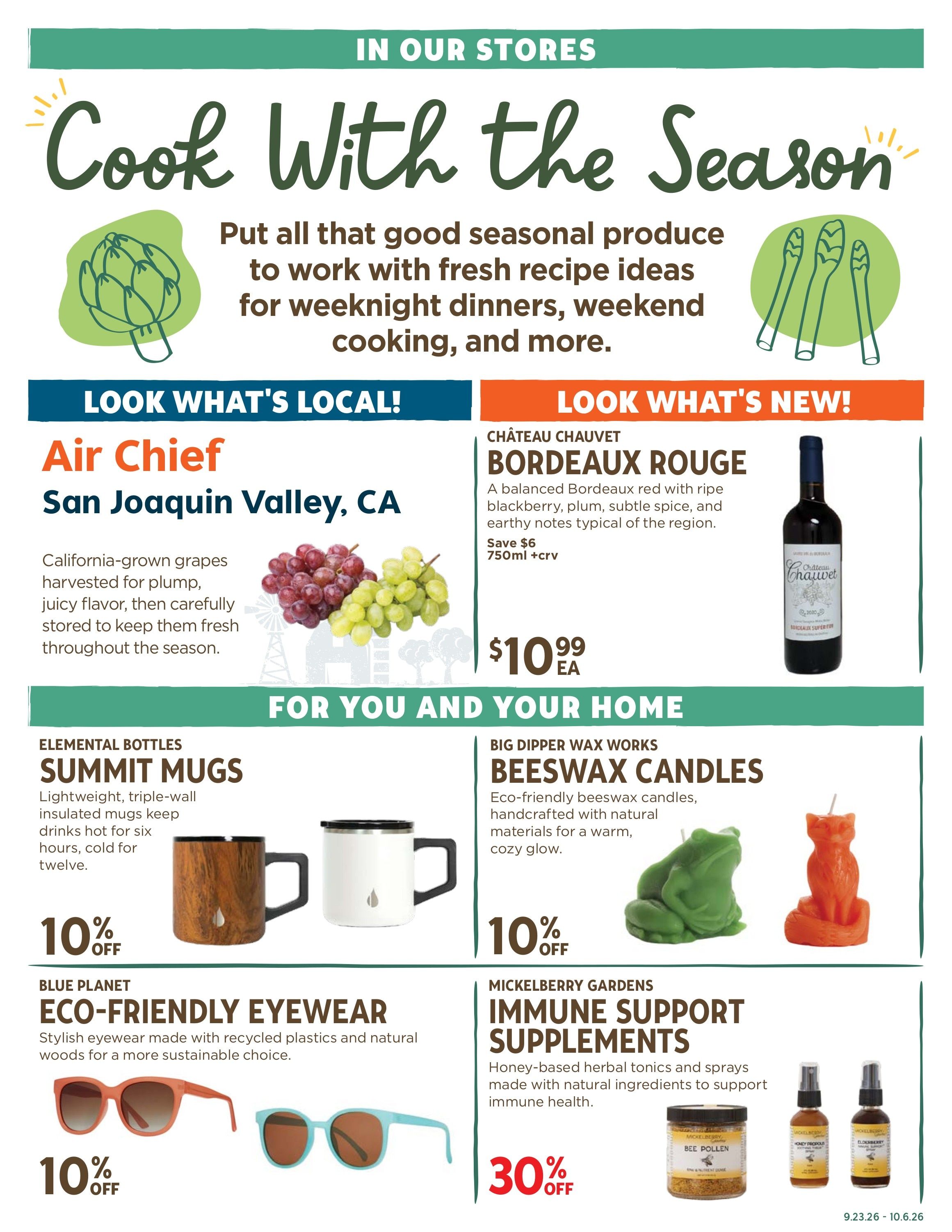 New Leaf Community Markets Weekly Ad September 30 - October 6, 2026