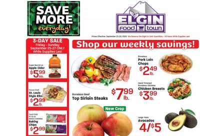 Elgin Foodtown Weekly Ad September 23 - 29, 2026