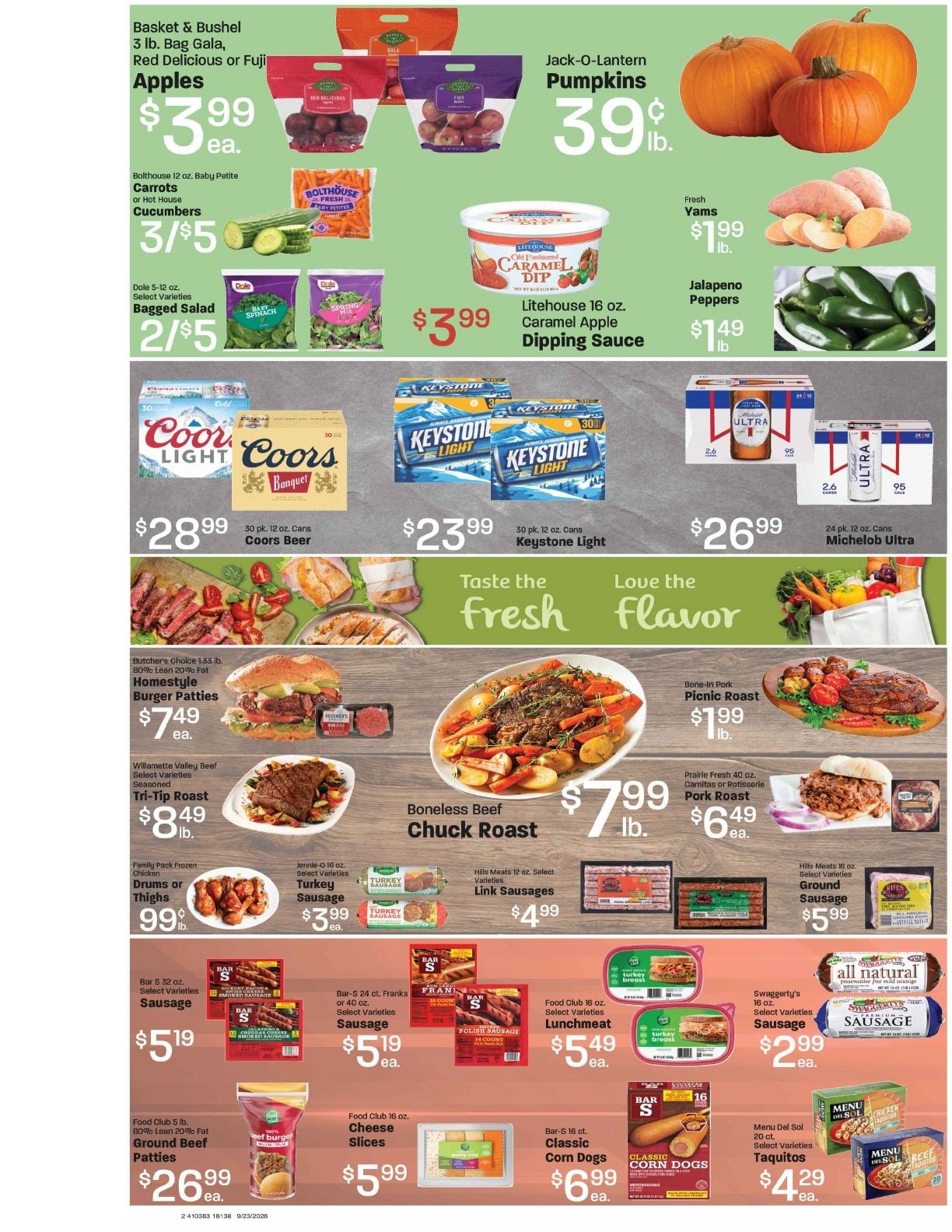 Elgin Foodtown Weekly Ad September 23 - 29, 2026