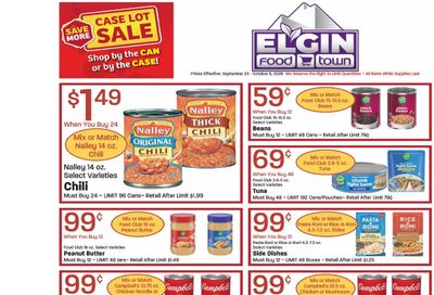 Elgin Foodtown Weekly Ad September 23 - October 6, 2026