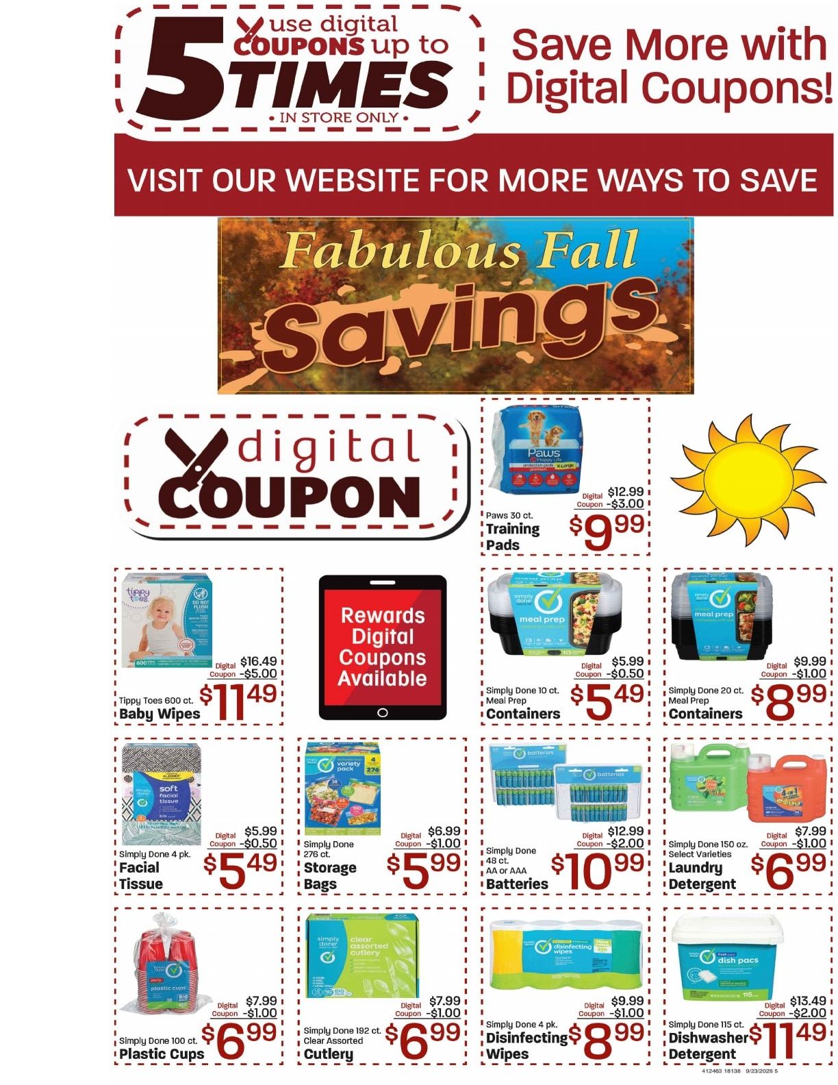 Elgin Foodtown Weekly Ad September 23 - October 6, 2026
