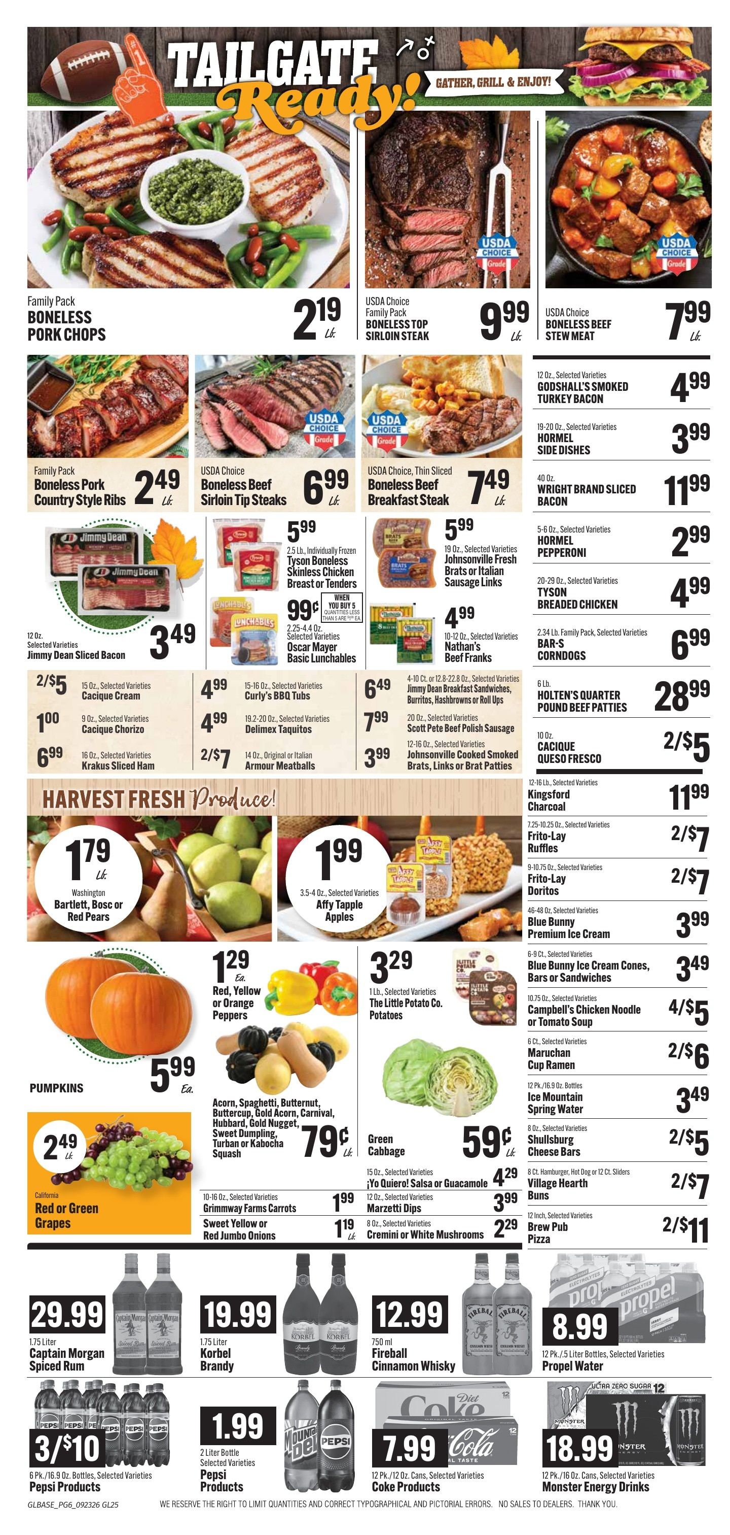 Bender's Foods (Wisconsin) Weekly Ad September 23 - 29, 2026