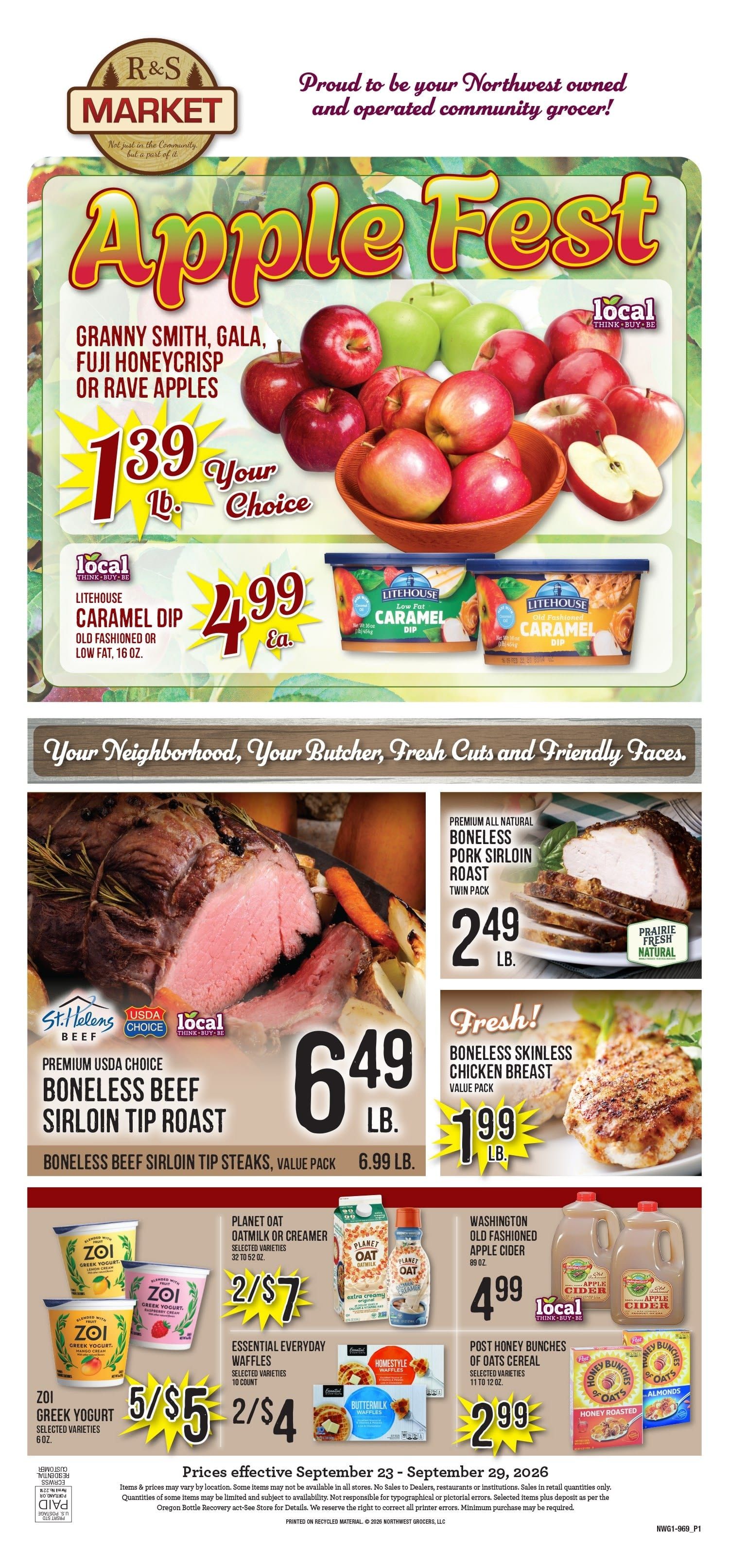 R&S Market Weekly Ad September 23 - 29, 2026