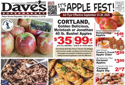 Dave's Supermarket Weekly Ad September 23 - 29, 2026