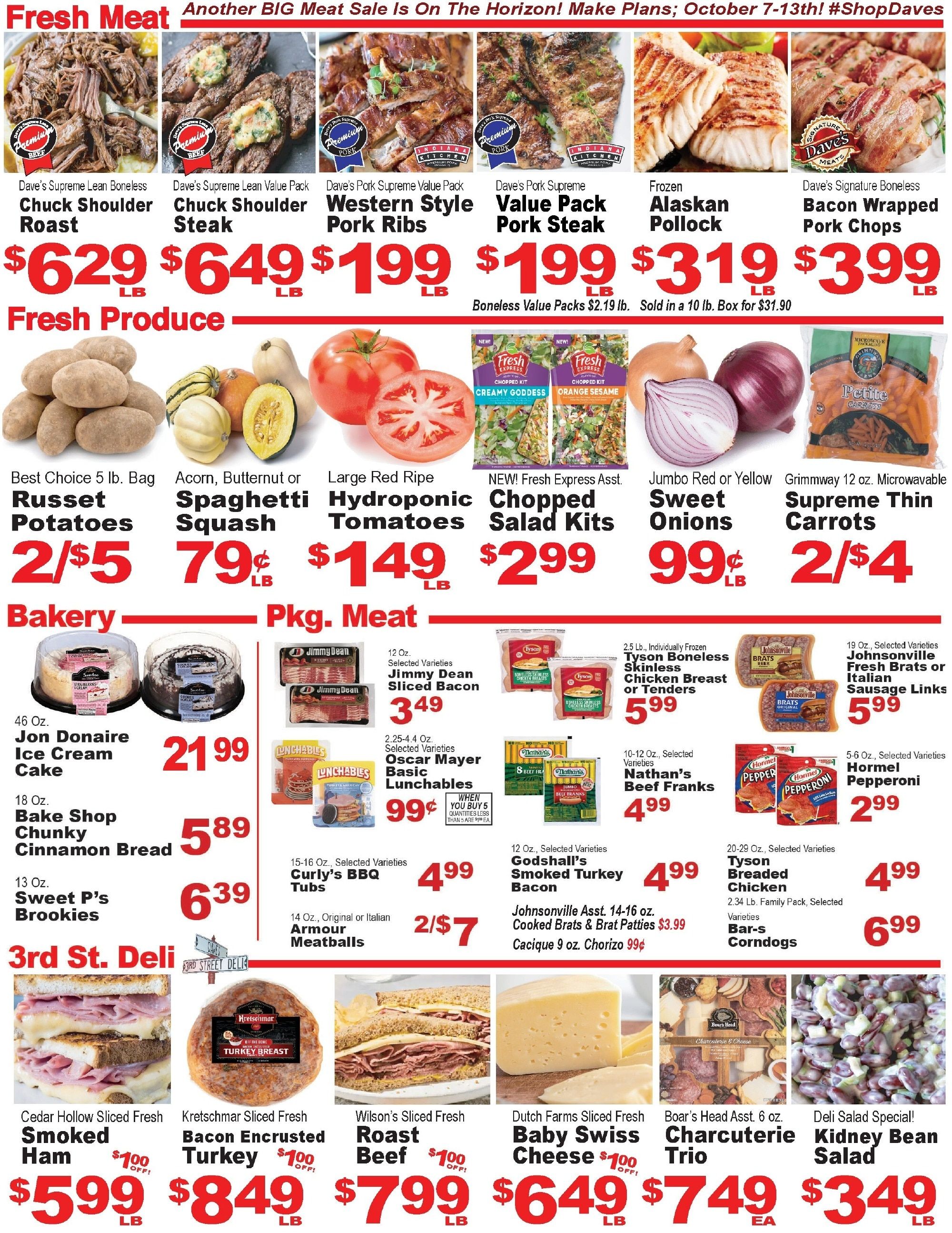 Dave's Supermarket Weekly Ad September 23 - 29, 2026