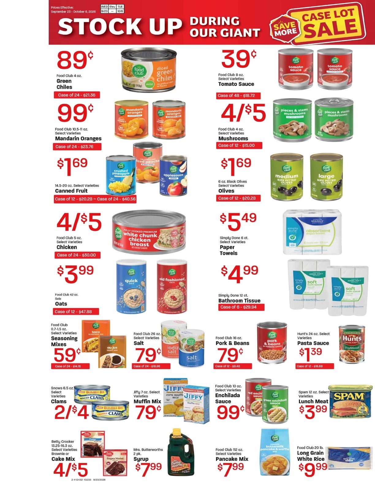 Benedict's Market Weekly Ad September 23 - October 6, 2026