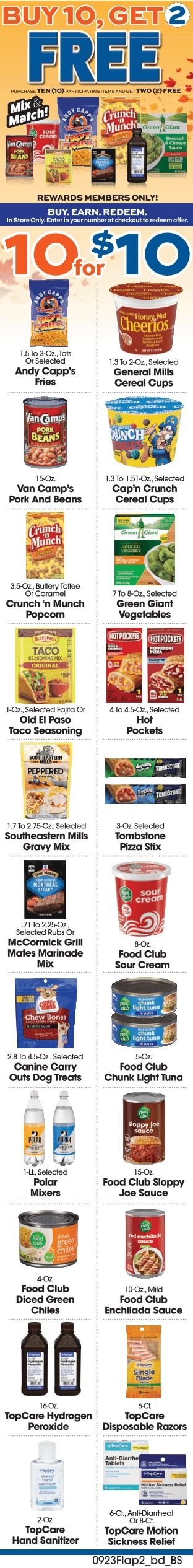 Jones Red & White Weekly Ad September 23 - 29, 2026