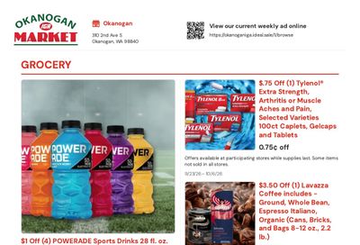 Okanogan Market IGA Weekly Ad September 23 - October 6, 2026