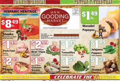 M&W Markets (Gooding, ID) Weekly Ad September 23 - 29, 2026