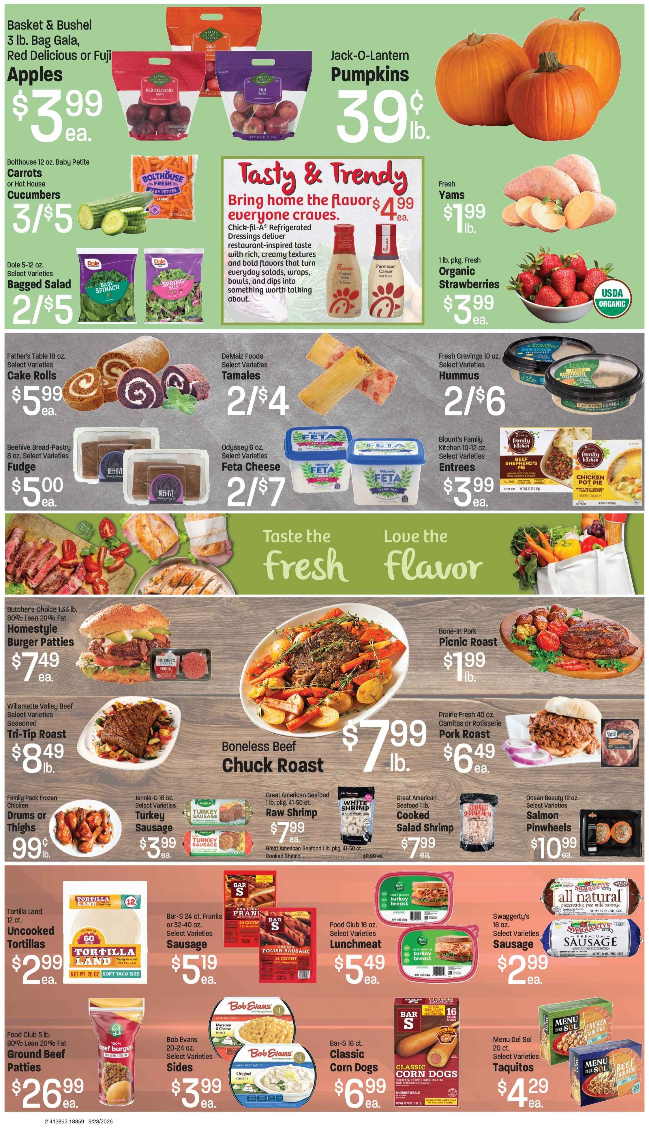 M&W Markets (Nyssa, OR) Weekly Ad September 23 - 29, 2026