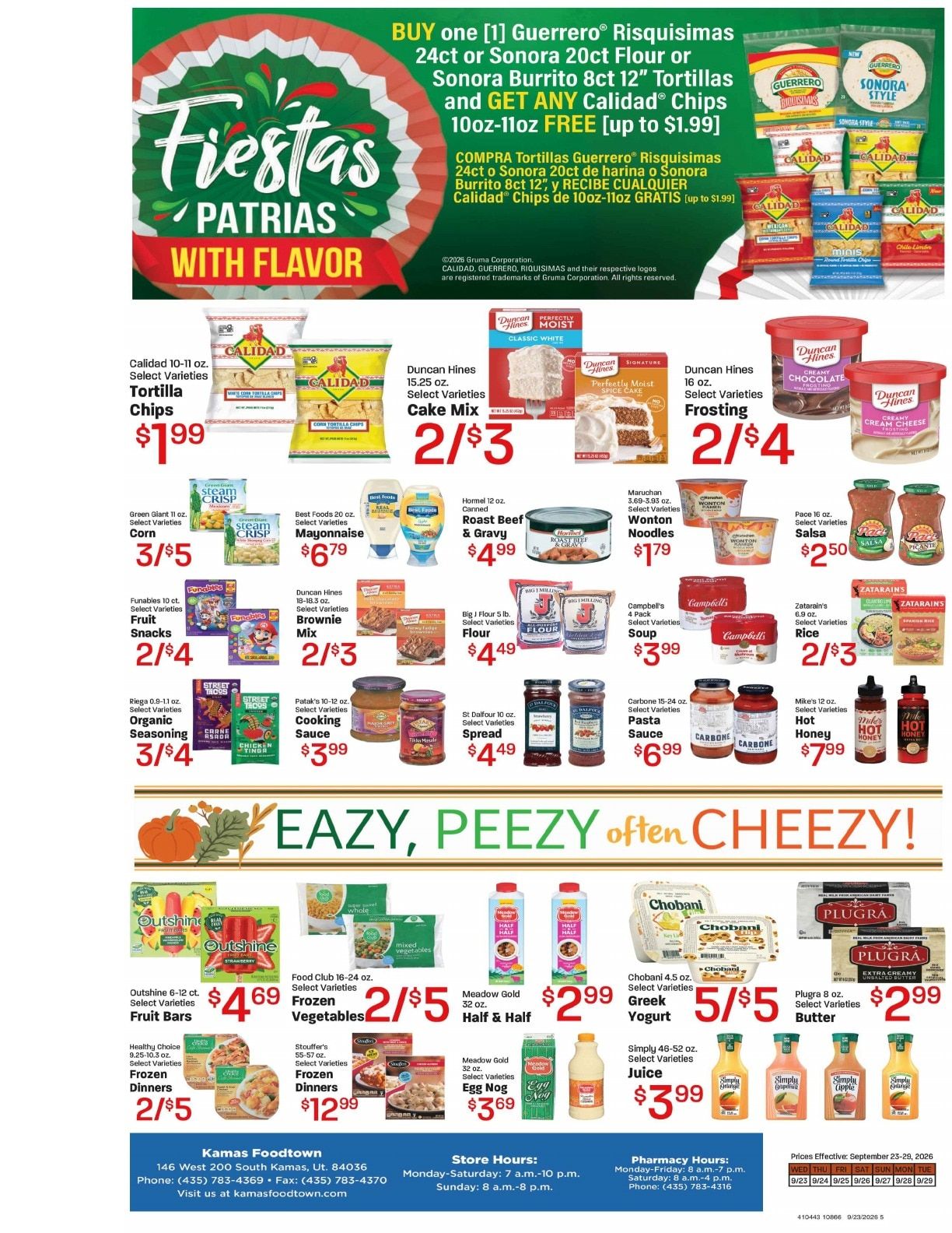 Kamas Foodtown Weekly Ad September 23 - 29, 2026