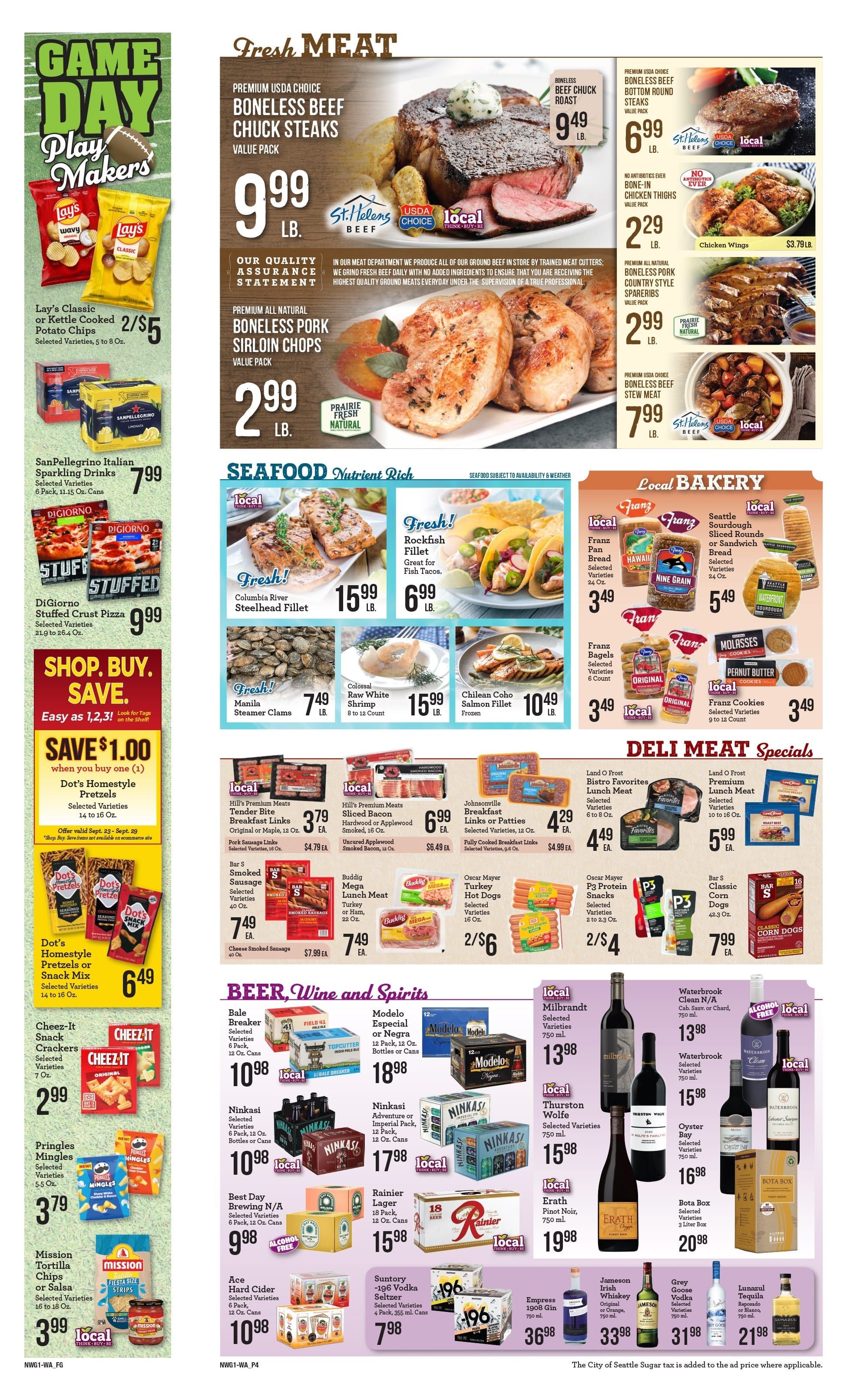 Granite Falls IGA Weekly Ad September 23 - 29, 2026
