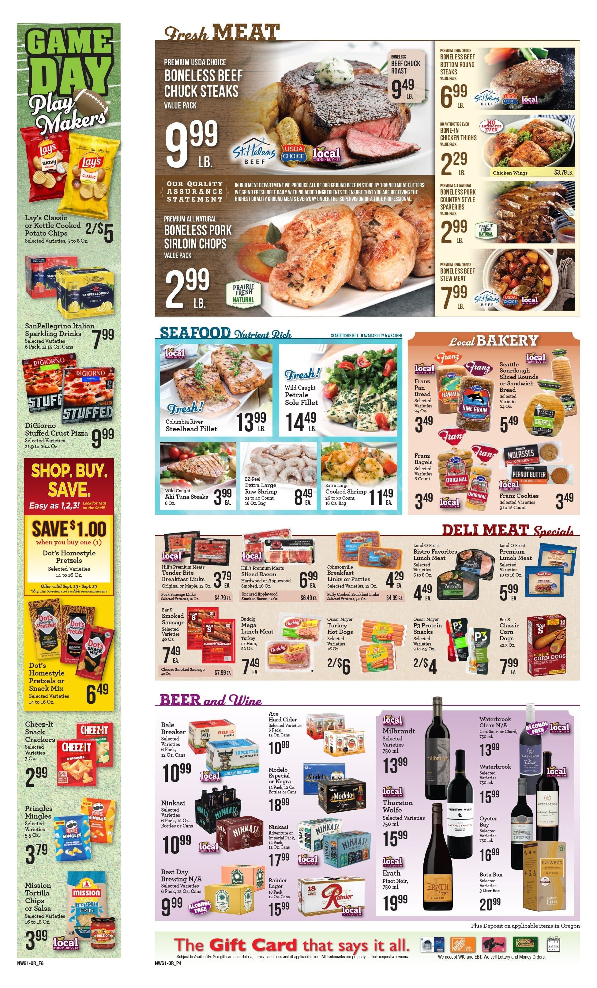 JC Market Toledo Weekly Ad September 23 - 29, 2026