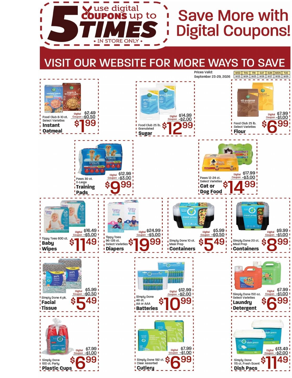 Panaca Market Weekly Ad September 23 - 29, 2026