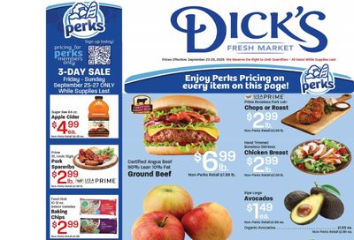 Dick's Market (Bountiful, UT) Weekly Ad September 23 - 29, 2026