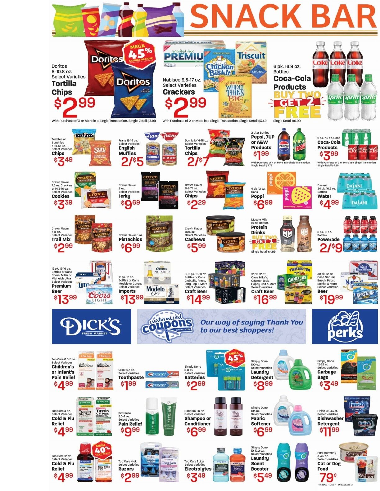 Dick's Market (Bountiful, UT) Weekly Ad September 23 - 29, 2026