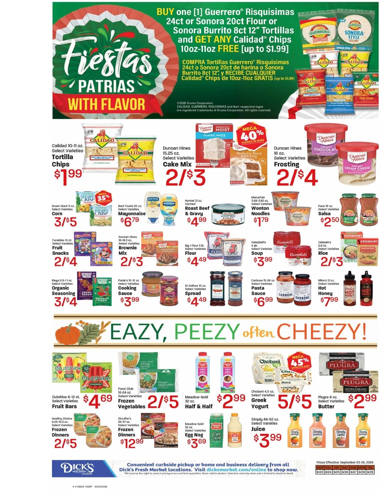 Dick's Market (Bountiful, UT) Weekly Ad September 23 - 29, 2026