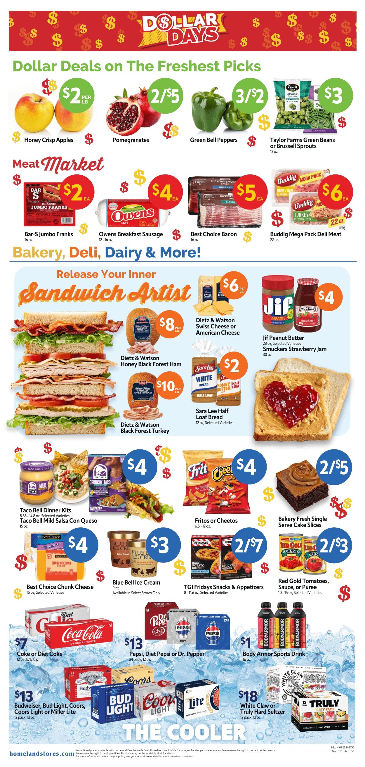 Homeland Stores (Bartlesville and Nowata, OK) Weekly Ad September 23 - 29, 2026