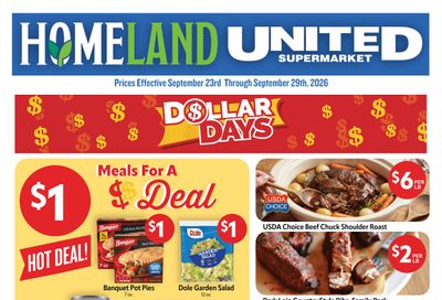 Homeland Stores (Chickasha, OK) Weekly Ad September 23 - 29, 2026