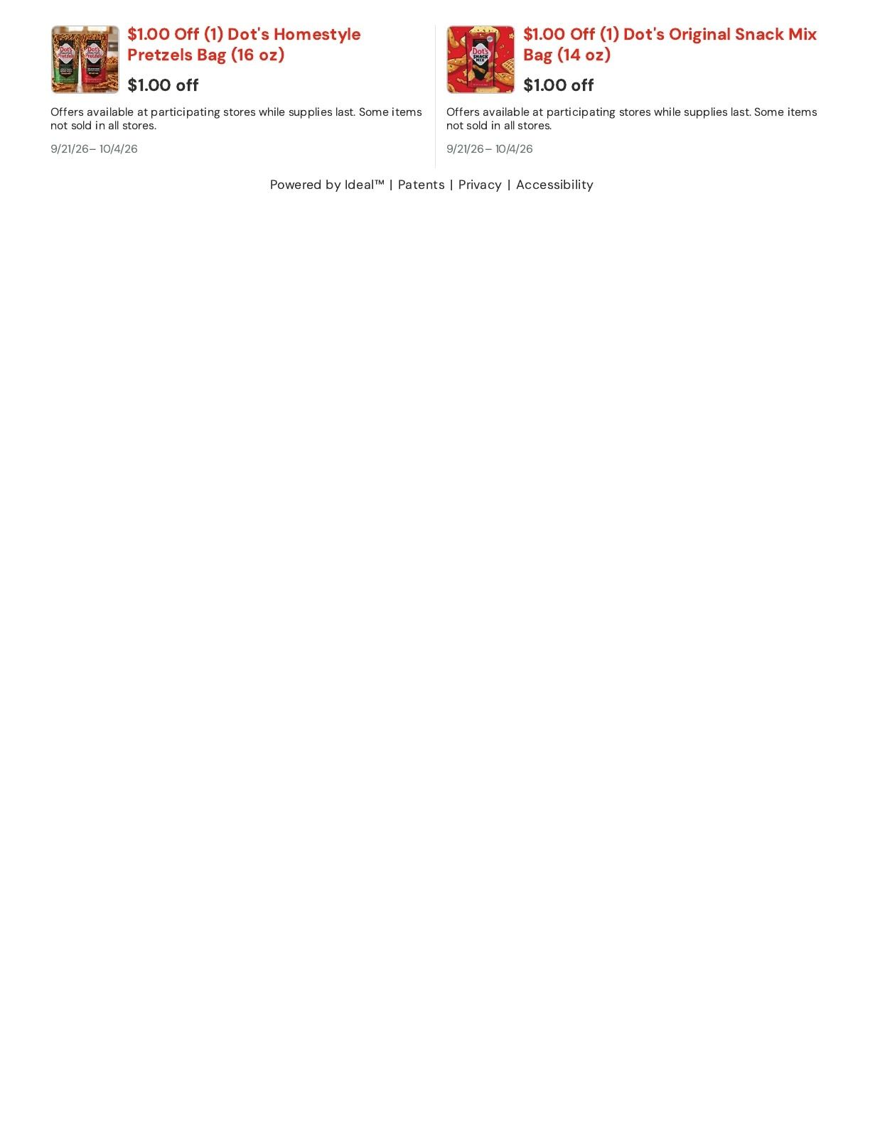 Valley Supermarket IGA Weekly Ad September 21 - October 4, 2026