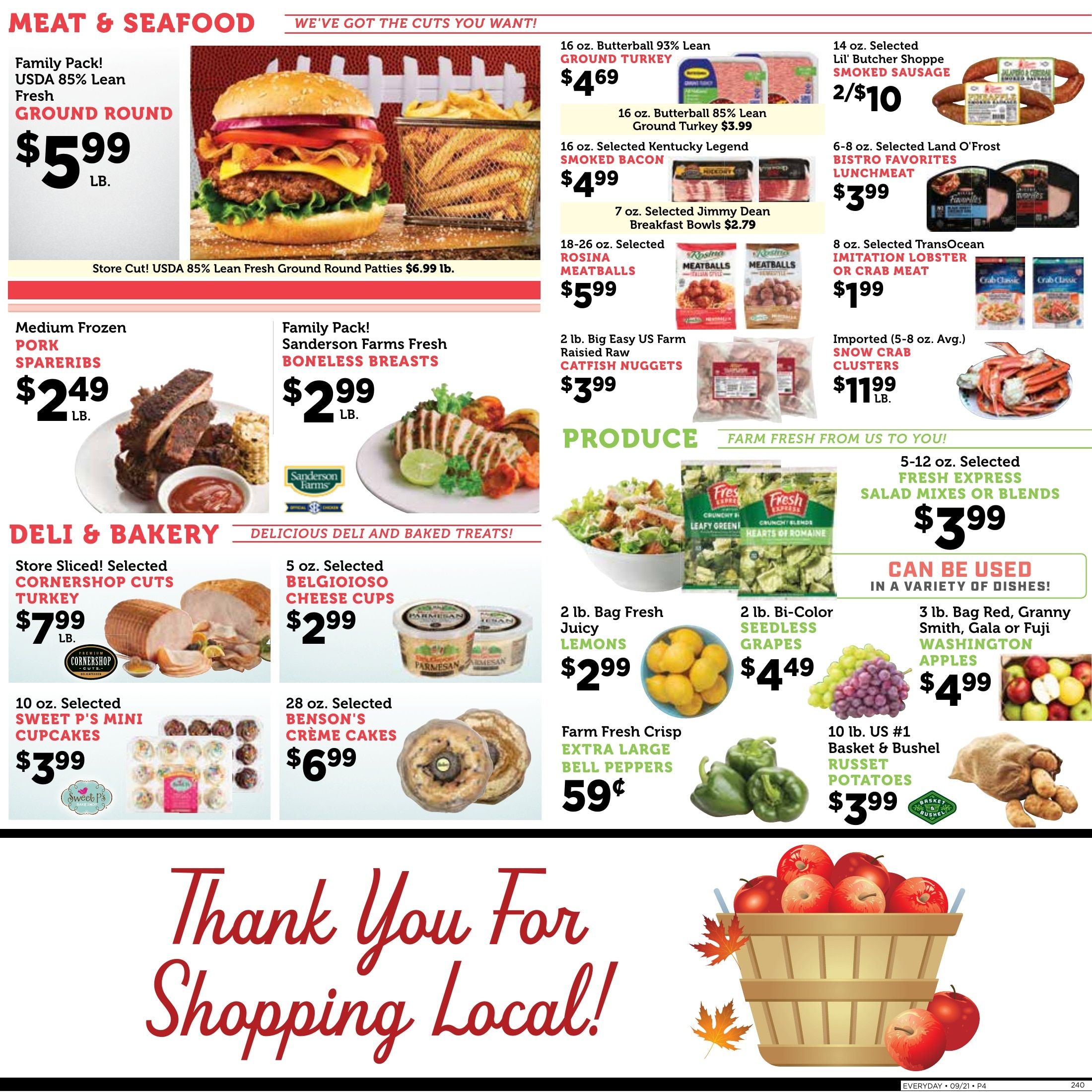 Wayne Lee's Grocery & Market Weekly Ad September 23 - 29, 2026