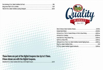 Quality Market (Utah, Vermont) Weekly Ad September 23 - 29, 2026