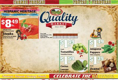 Quality Market Hispanic Weekly Ad September 23 - 29, 2026