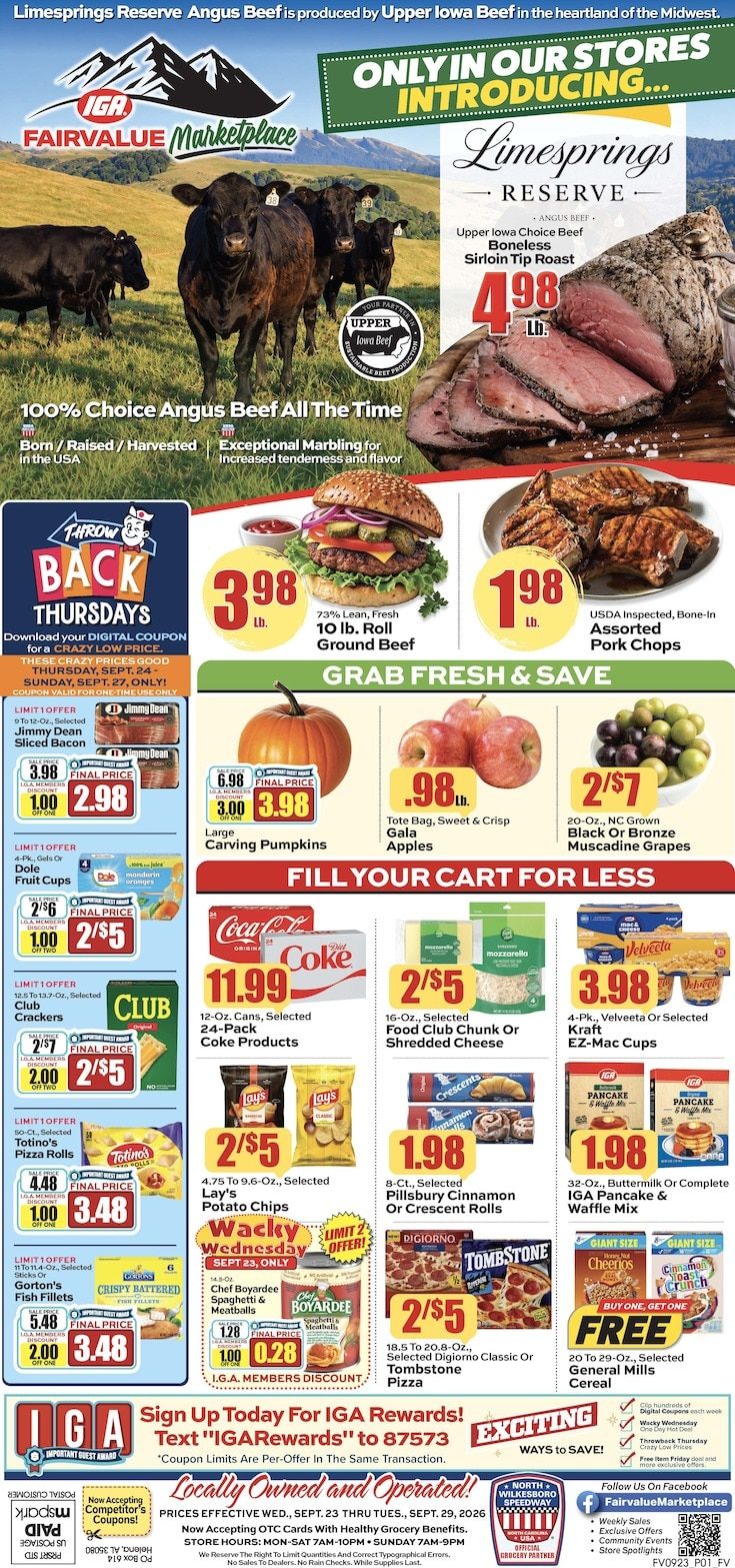 Fairvalue Marketplace Weekly Ad September 23 - 29, 2026