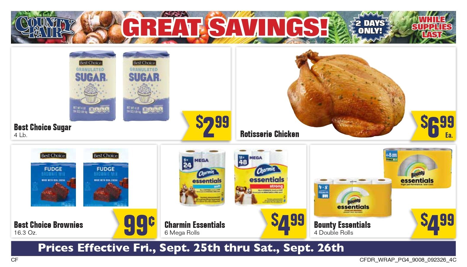 County Fair Food Stores (Dell Rapids, SD) Weekly Ad September 23 - 29, 2026