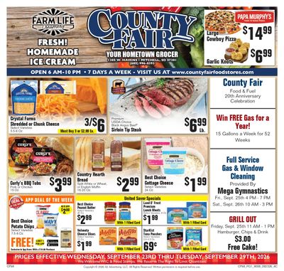 County Fair Food Stores (Mitchell, SD) Weekly Ad September 23 - 29, 2026