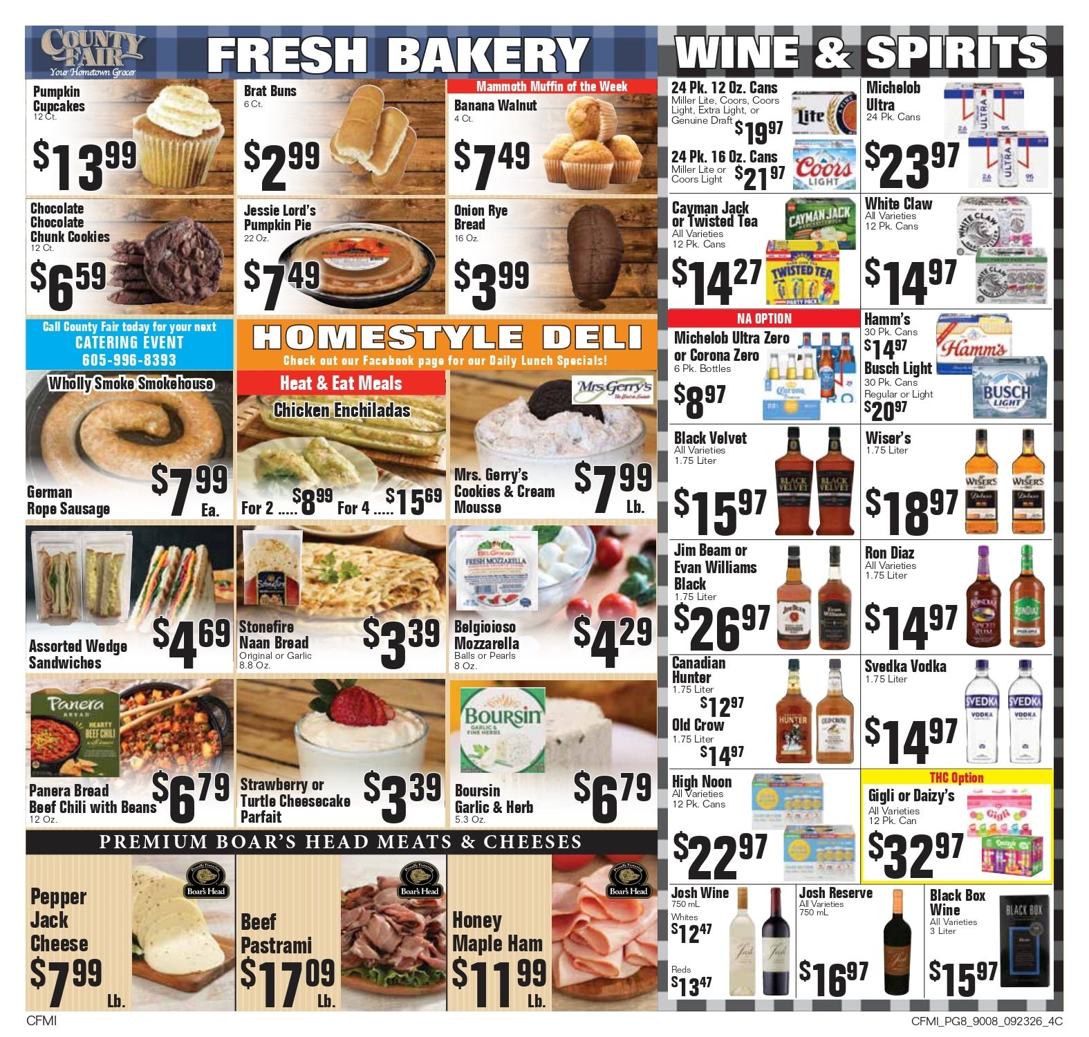 County Fair Food Stores (Mitchell, SD) Weekly Ad September 23 - 29, 2026