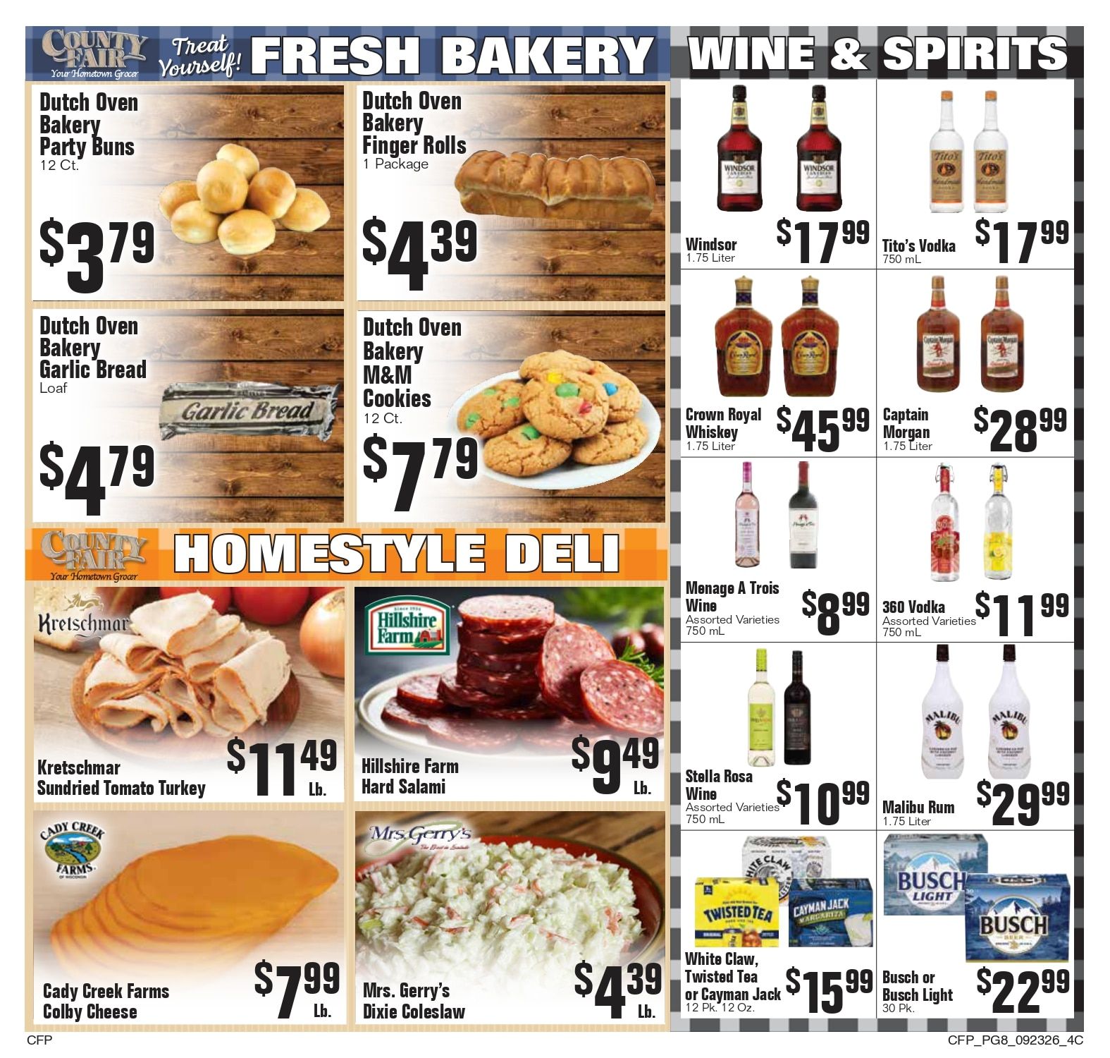 County Fair Food Stores (Platte, SD) Weekly Ad September 23 - 29, 2026