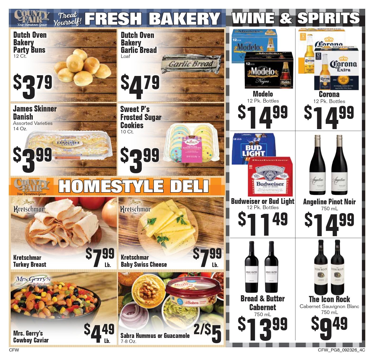 County Fair Food Stores (Winner, SD) Weekly Ad September 23 - 29, 2026