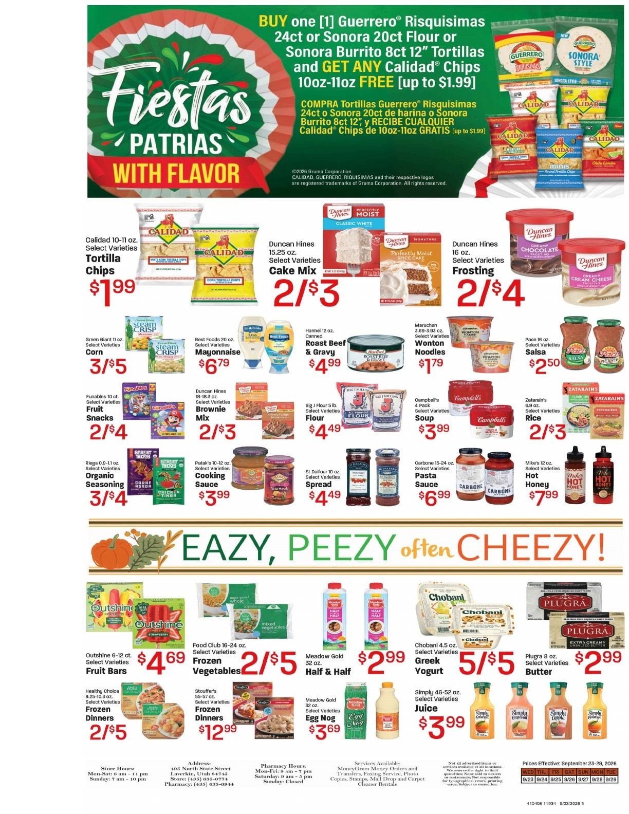 Davis Food & Drug (La Verkin, UT) Weekly Ad September 23 - 29, 2026
