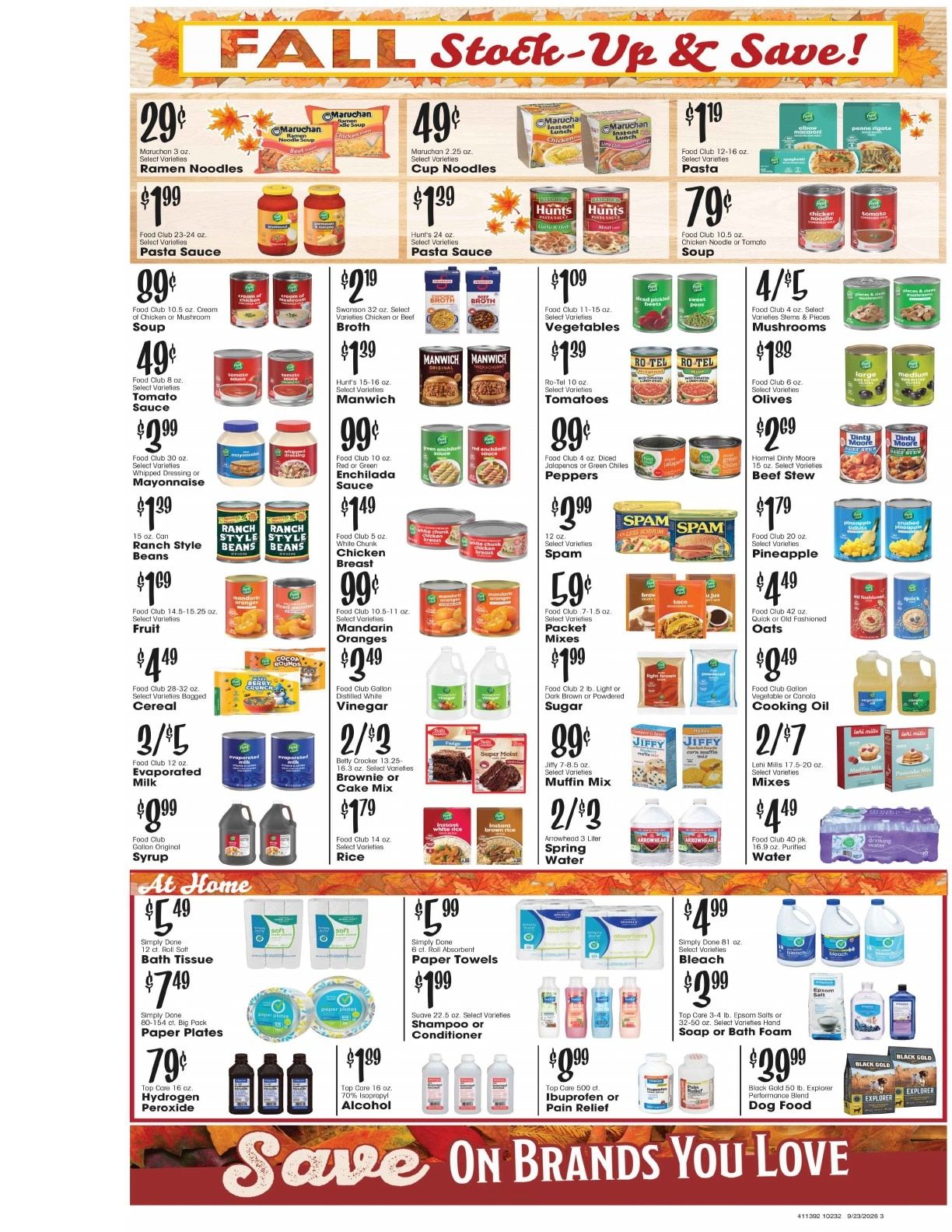 Cedaredge Foodtown Weekly Ad September 23 - 29, 2026