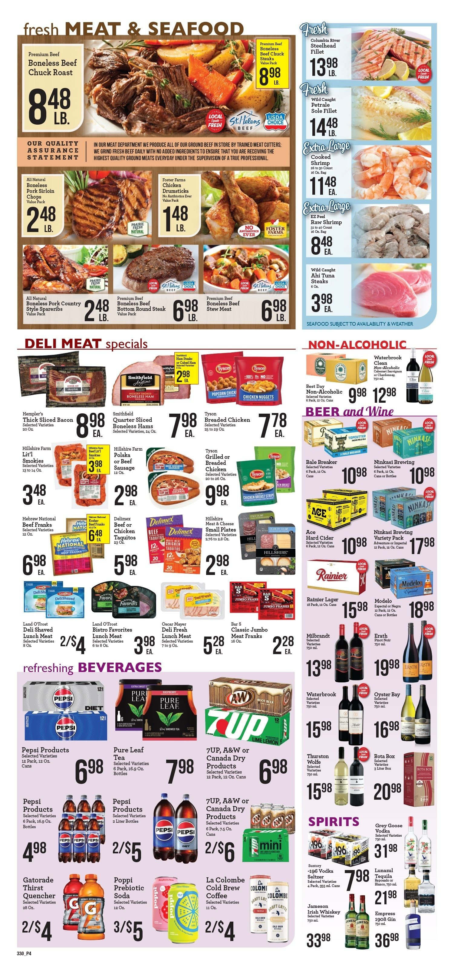 A & J Select Market Weekly Ad September 23 - 29, 2026