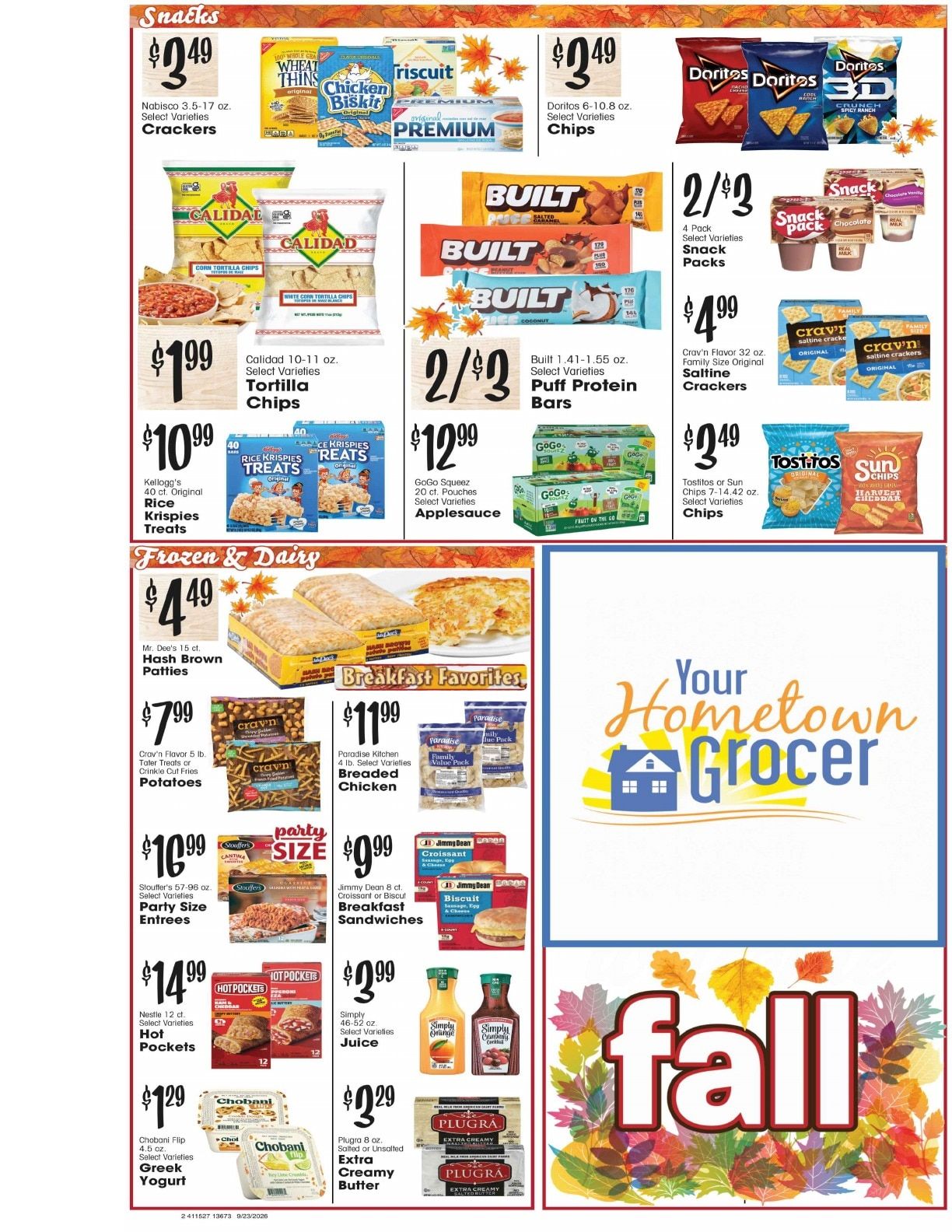 D's Supermarket Weekly Ad September 23 - 29, 2026