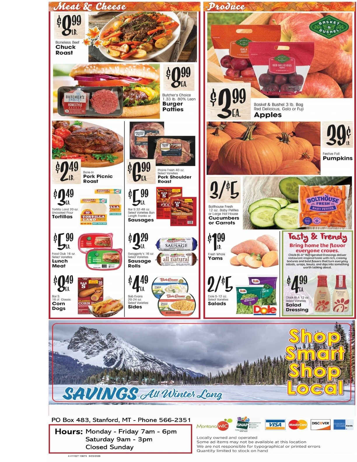 D's Supermarket Weekly Ad September 23 - 29, 2026