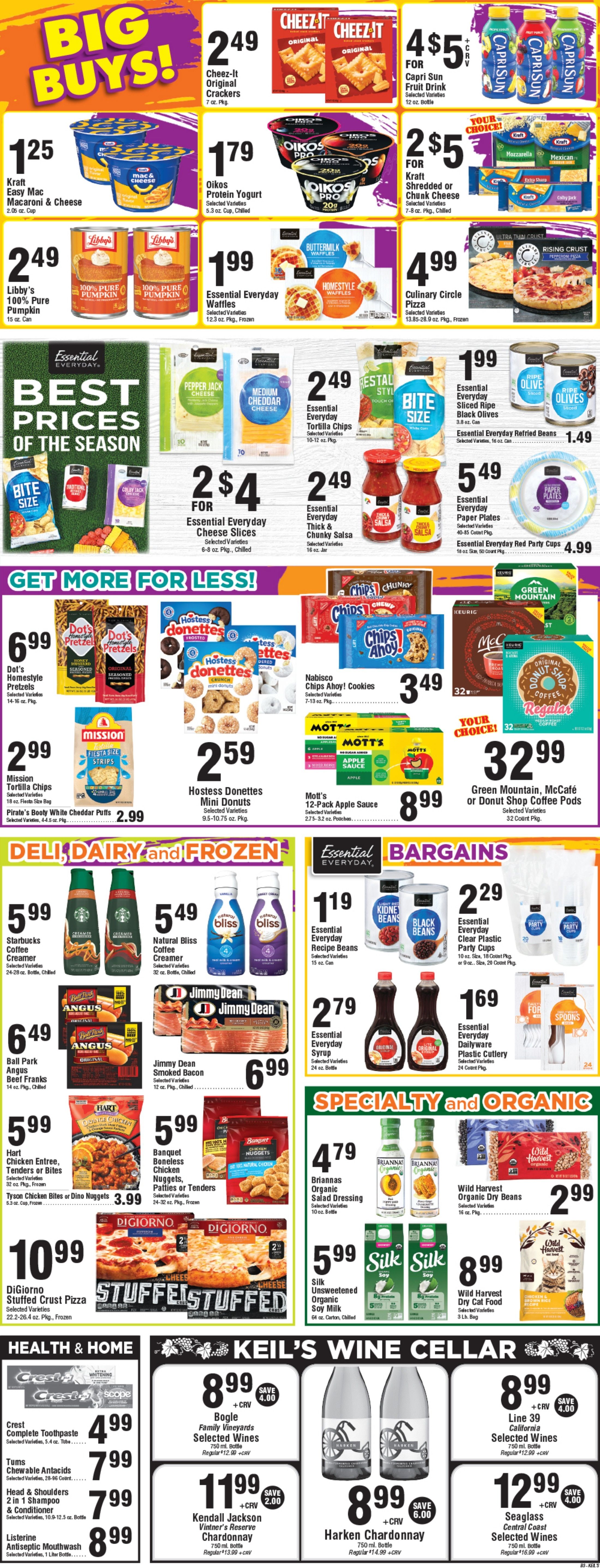 Keil's Fresh Food Stores (San Diego, CA) Weekly Ad September 23 - 29, 2026