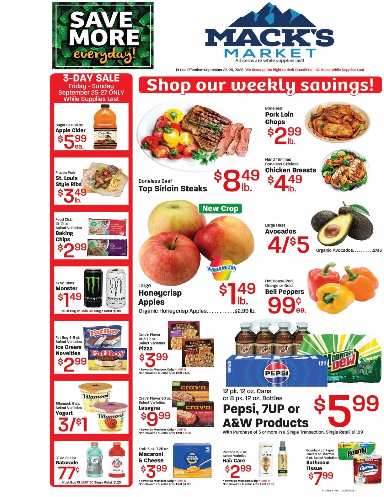Mack's Market Weekly Ad September 23 - 29, 2026
