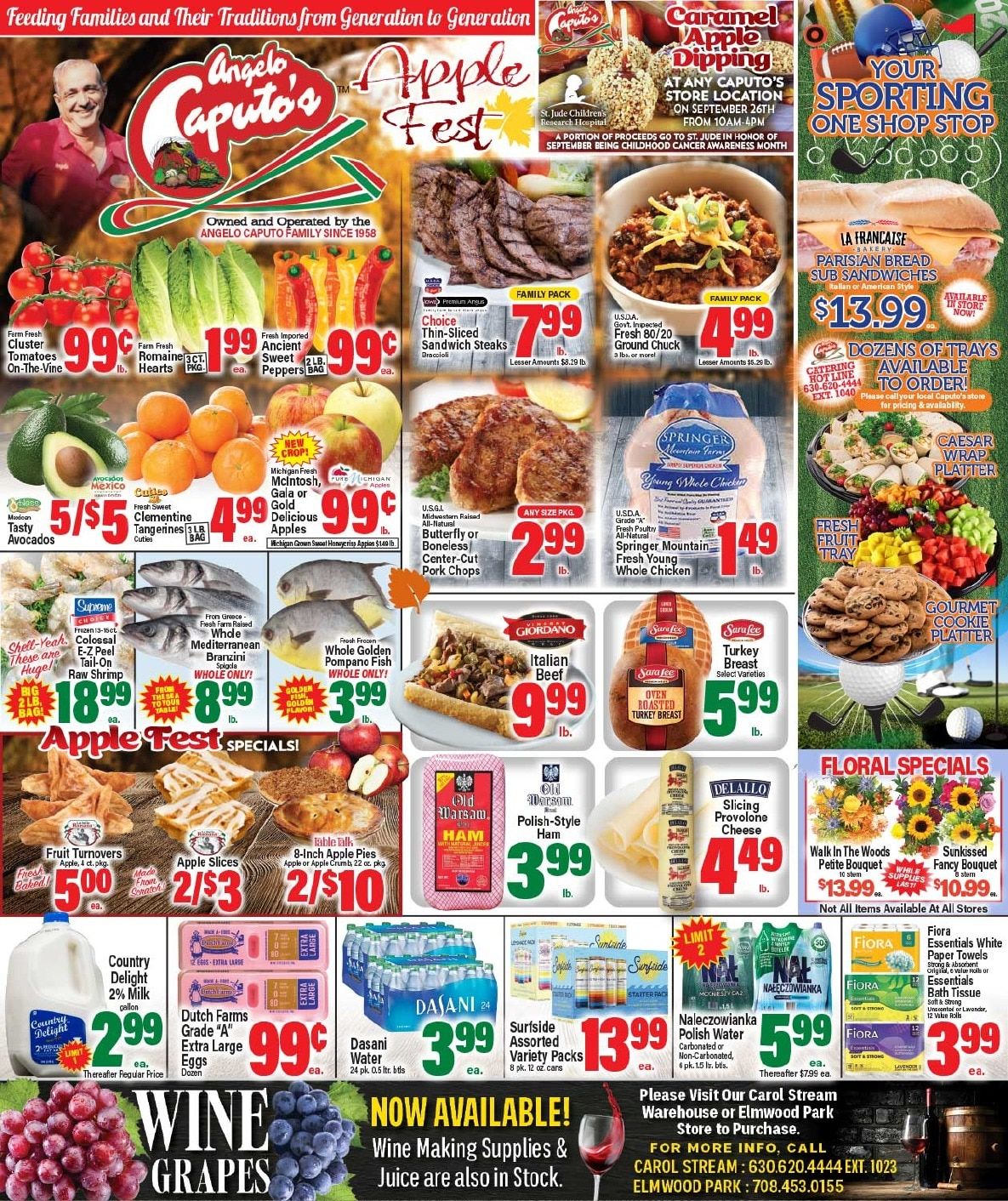 Angelo Caputo's Fresh Market Weekly Ad September 23 - 29, 2026