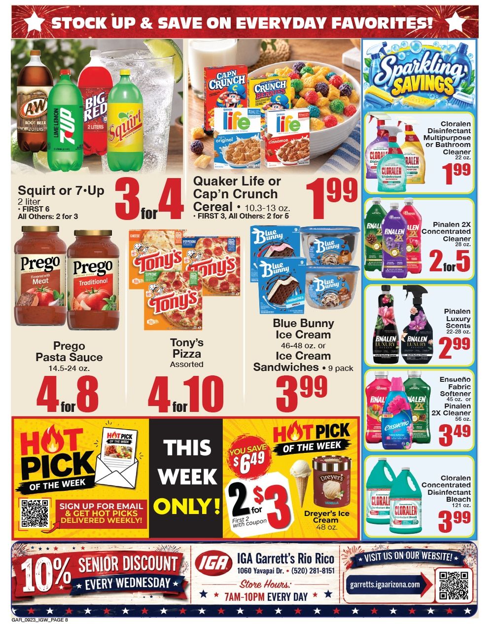 Garrett's IGA Weekly Ad September 23 - 29, 2026